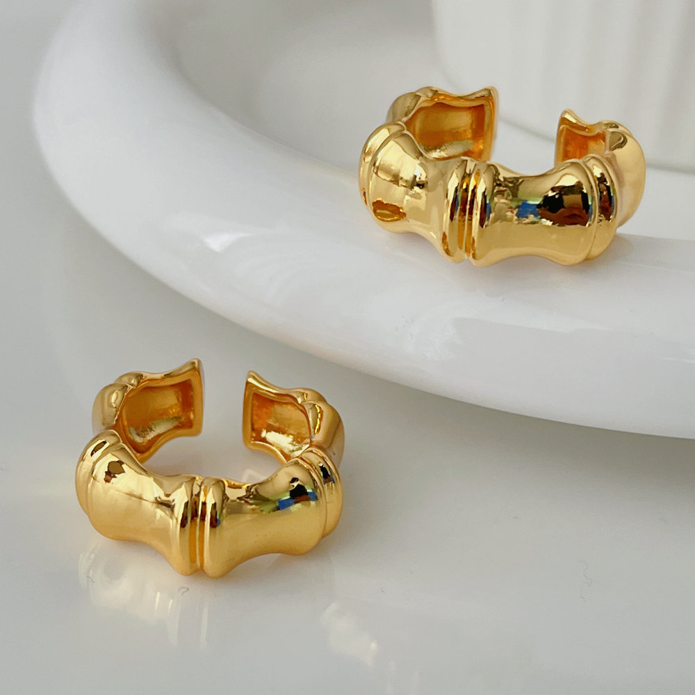 Metal bamboo ring