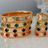 Clover bangle set with ring