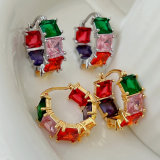 Pave colorful hoop