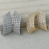 Pave zicron party earrings