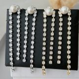 Long tassel party earrings