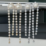Long tassel party earrings