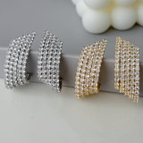 Pave zicron party earrings