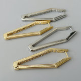 Pave chunky triangle earrings