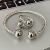 Ball s bangle set with ring