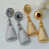 Metal chunky earrings