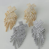 Pave zircon party earrings