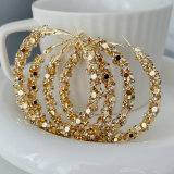 Bling chunky hoop