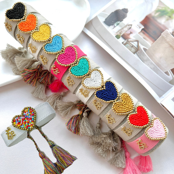 Fe heart bracelet