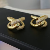 Pave cross ring