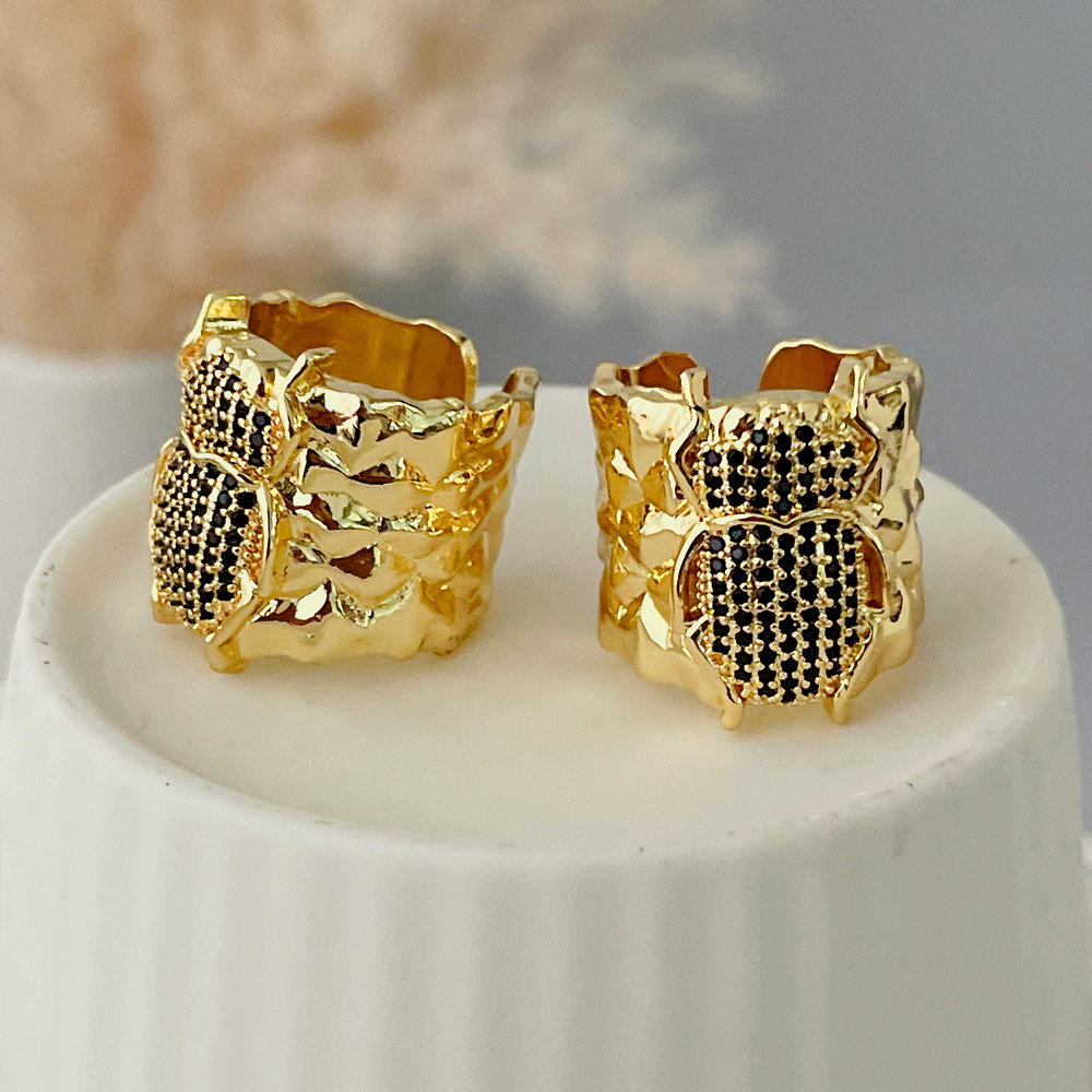 Pave Insect Ring