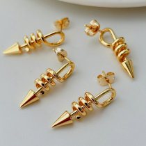 Metal fashion earrings