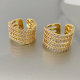 Pave fashion ring