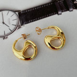 Coffe nose metal earrings