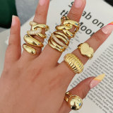 Pave cross ring