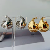 Metal chunky hoop