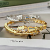Pave snake bangle