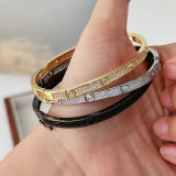 Paave zircon nail thin bangle