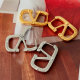 Fendi metal earrings