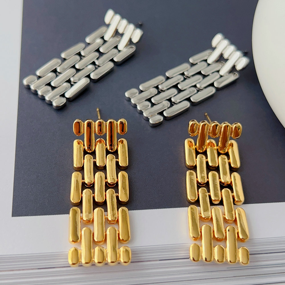 Chunky chain earrings
