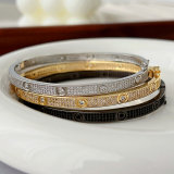 Paave zircon nail thin bangle