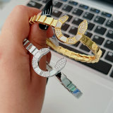 Pave shell bangle