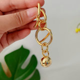 Ball long chain earrings