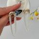 Chain tassel earrings