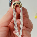 Chain tassel earrings