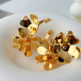 Metal flower hoop