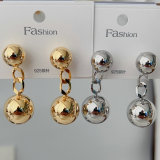 Metal ball earrings