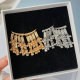 Metal fashion tassel earrings