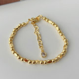 Gold beaded bracelet