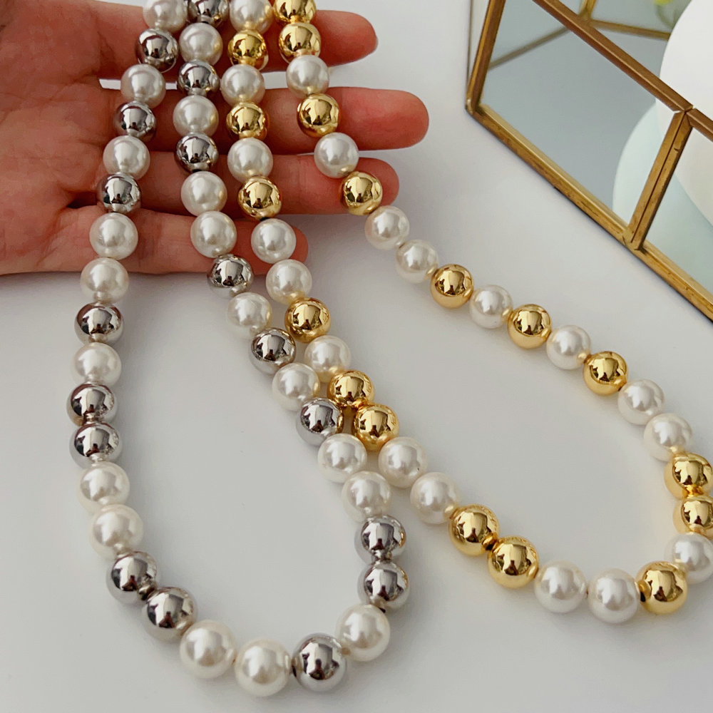 Ball chunky necklace