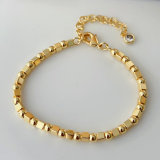 Gold beaded bracelet