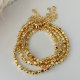 Gold beaded bracelet
