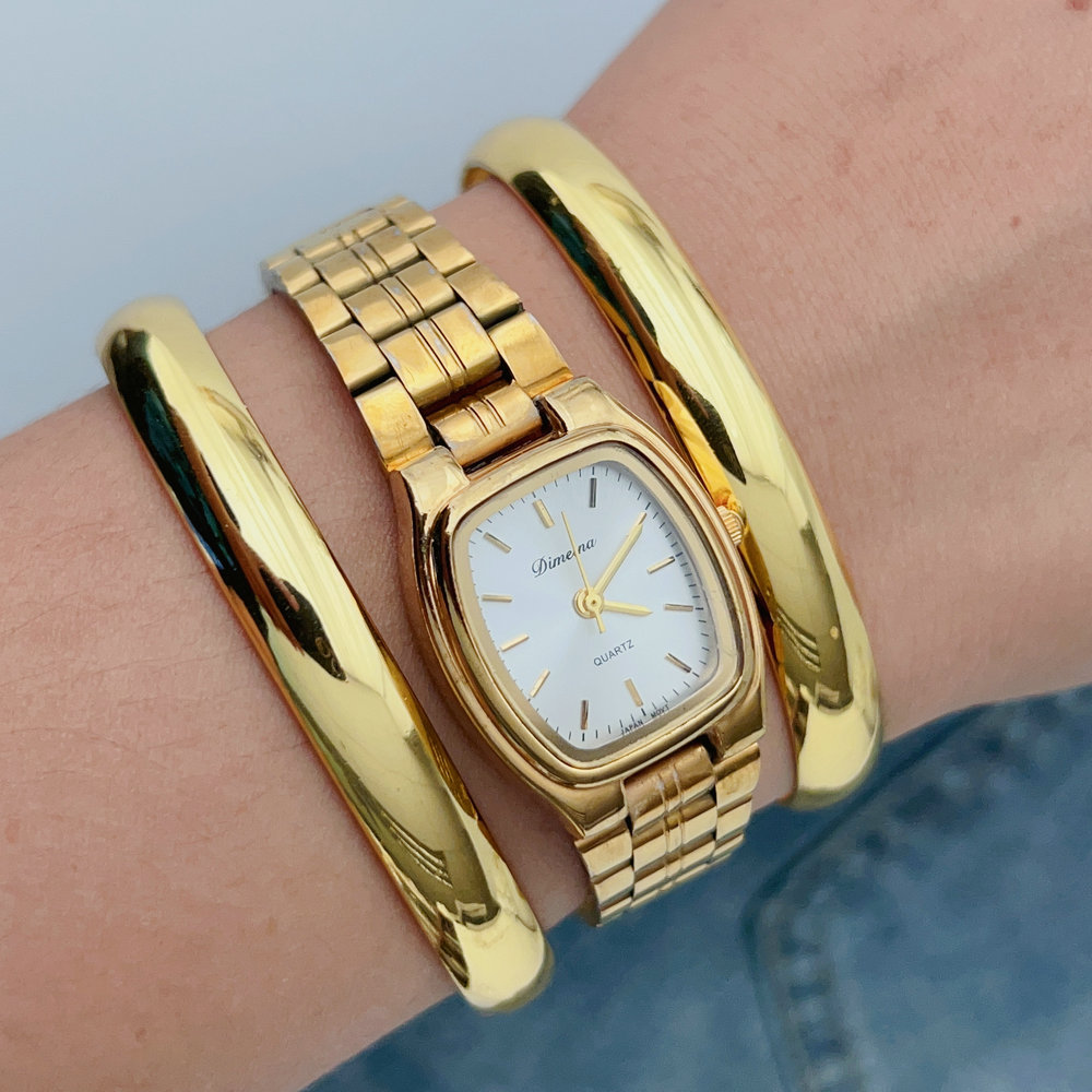 Metal chunky bangle