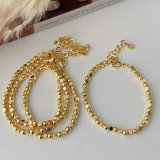 Gold beaded bracelet
