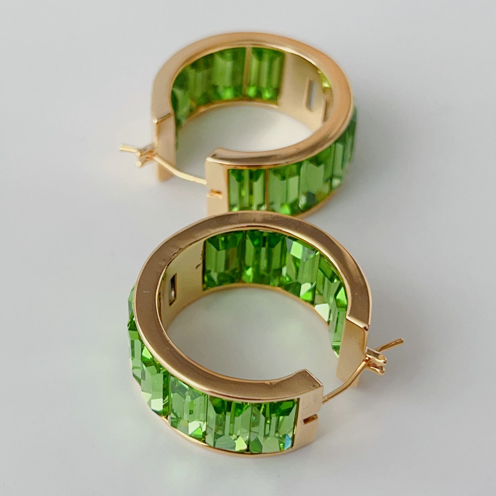 Fashion hoop in green