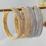 Big chunky zircon earrings