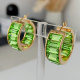 Fashion hoop in green