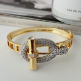 Pave siver circle bangle