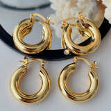 Metal chunky hoop