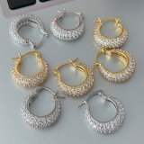 Pave zircon hoop