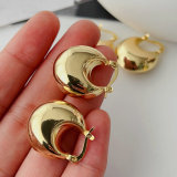 Metal chunky hoop