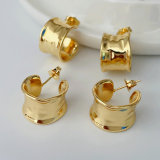 Metal chunky hoop