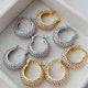 Pave zircon hoop