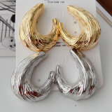 Metal chunky earrrings