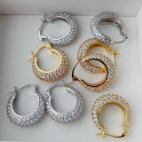 Pave zircon hoop