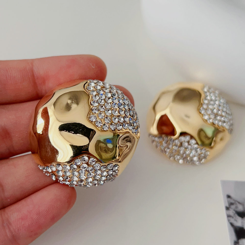 Chunky ball earrings